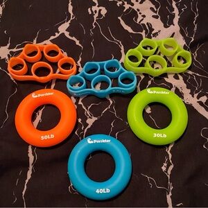 Pnrskter Wrist Hand Grip Strength Resistance Workout Set